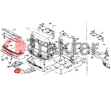 GRILLE MASK BASE SPONGE ORIGINAL KUBOTA 34070-40130