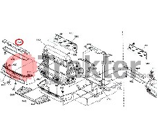 GRIGLIA MASCHERINA BASE SPUGNA ORIGINAL KUBOTA 34070-40620