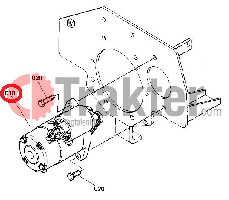 ANLASSER ORIGINAL KUBOTA 15852-63010 15852-63014