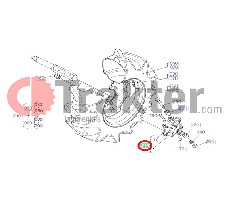MOZZO DELLA RUOTA ORIGINAL KUBOTA 6c040-17414 6c040-17410
