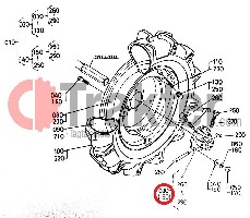 MOZZO DELLA RUOTA ORIGINAL KUBOTA 67980-82400