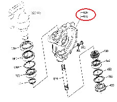 RADNABE VORDERRAD RECHTS ORIGINAL KUBOTA 34070-13110 34070-13010