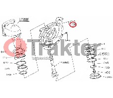 MOZZO RUOTA DI FRONTE ORIGINAL KUBOTA 37410-56320 37410-56326