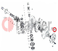 MOZZO RUOTA ANTERIORE ORIGINAL KUBOTA h6710-56800 67121-56830 67121-56833