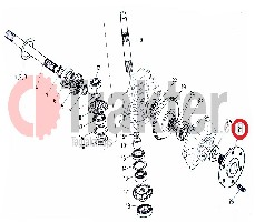 RADNABE VORDERRAD ORIGINAL KUBOTA h6710-56800 67121-56830 67121-56833