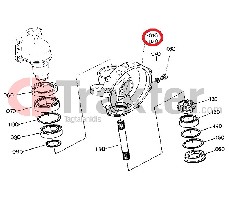 MOZZO RUOTA SOSPENSIONE SINISTRA ORIGINAL KUBOTA