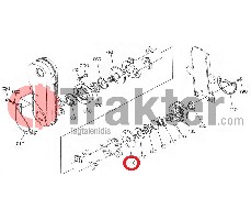 BODENFRÄSE RADNABE MESSERWELLE ORIGINAL KUBOTA h7012-55210 70155-55210