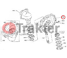 RUEDA DE EJE IZQUIERDA KUBOTA ORIGINAL 34530-13020