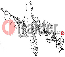 MOZZO RUOTA ORIGINAL KUBOTA h6720-56830 67221-56830