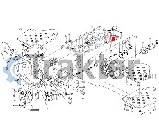 ALBERO DI TRASMISSIONE GIUNTO SCANALATURA ORIGINAL ISEKI 1434-120-003-00
