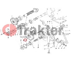 GUARNIZIONE BUSSOLA 4X4 ORIGINAL KUBOTA 37650-44212
