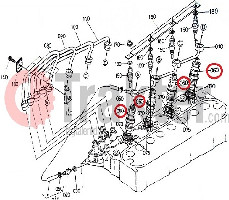 ΜΠΕΚ ORIGINAL KUBOTA h1601-53000 16032-53000