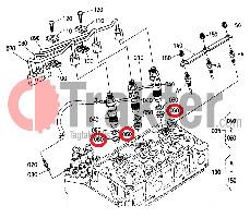 INYECTOR CALOR KUBOTA ORIGINAL 19077-53650