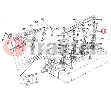 SOSTENEDOR DE INYECTOR DE SOBRE FLUJO KUBOTA ORIGINAL 16271-42500 16271-42502