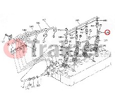 PORTAUGELLO TROPPO-PIENO ORIGINAL KUBOTA 16271-42500 16271-42502