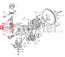 BIELLA PISTONE ORIGINAL KUBOTA 15471-22012 15471-22010 15221-22010 15201-22010