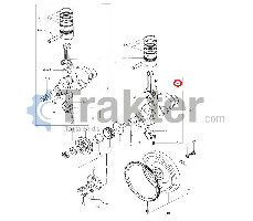 ROD CONNECTING BOLT ORIGINAL ISEKI 5663-000-705-00 5663-000-703-00