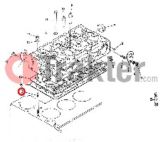 PRIGIONIERO MOTORE ORIGINAL KUBOTA 19231-03412 15261-03413