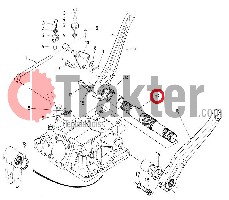 HYDRAULIK-HUBARM WELLE ORIGINAL KUBOTA 67156-38203 66591-36690 66591-36693