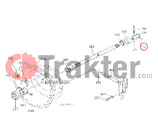 SHAFT PROPELLER JOINT BALL BALLS ORIGINAL KUBOTA 07715-01605