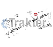 ALBERO DI TRASMISSIONE GIUNTO A SFERA ORIGINAL KUBOTA 07715-00401