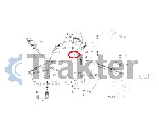 PIEDE DEL CAVO ACCELERATORE ORIGINAL ISEKI 1544-116-210-20