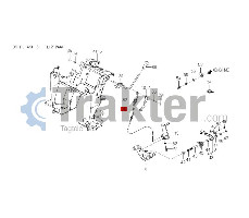 PTO HEBELZUG ORIGINAL ISEKI 1728-334-710-00 1728-334-710-10