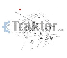 CAVO CONTAGIRI ORIGINAL ISEKI 1444-621-003-00 1480-621-001-00