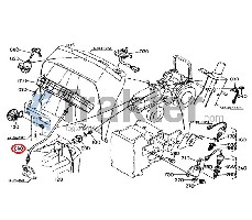 DREHZAHLMESSERWELLE ORIGINAL KUBOTA 6C040-55440 6C040-55442 6C040-55443