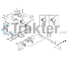 HANDBREMSENZUG ORIGINAL ISEKI 1728-313-520-10 1728-313-520-20