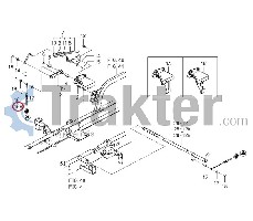 FRENO A MANO DE CAVO ORIGINAL ISEKI 1728-313-520-10 1728-313-520-20