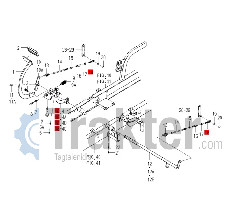 ENDE DES BREMSKEBELS ORIGINAL ISEKI 1728-312-002-00