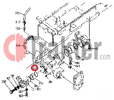 DIFFERENTIAL HINTEN KURBELWELLE O-RING ORIGINAL KUBOTA 04811-00490 04816-00490