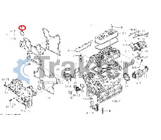 FRONT COVER ORING ORIGINAL ISEKI V723-102-005-00