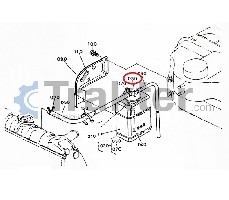 COPERCHIO SERBATOIO ACQUA ORIGINAL KUBOTA 37410-88640