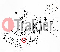 SERBATOIO ACQUA RADIATORE PLASTICO ORIGINAL KUBOTA 37410-88600 37410-88603