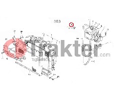 RADIATORE SERBATOIO ACQUA ORIGINAL KUBOTA 15501-72400
