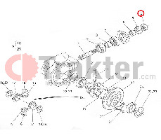 BOBINA DADO 4X4 ORIGINAL KUBOTA 31220-22340 31220-22342 35260-23252