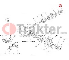 BOBINA DADO 4X4 ORIGINAL KUBOTA 31220-22340 31220-22342 35260-23252