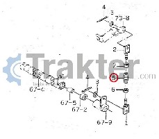 ZAPFWELLENKABEL TURNBUCKLE ORIGINAL ISEKI 1444-122-002-00