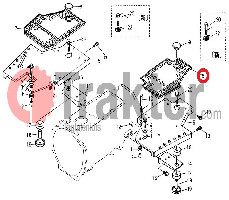 FUSSMATTE LINKS ORIGINAL KUBOTA 31321-29980