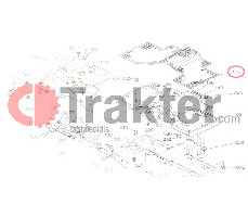 TAPPETO ORIGINAL KUBOTA 67950-51363 67950-51360