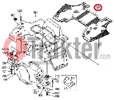 TAPPETO ORIGINAL KUBOTA 34030-47455 34030-47454