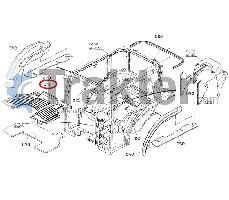 TAPPETO ORIGINAL KUBOTA t1065-47450