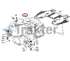 BODEN UNTEN ORIGINAL KUBOTA T1030-47407