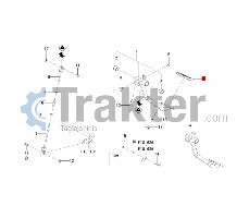 CUBIERTA DEL PEDAL ORIGINAL ISEKI 1524-122-001-00 1524-122-001-10