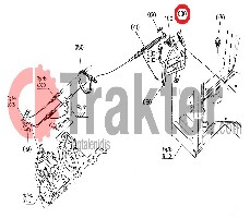ACCELERATORE PEDALE ORIGINAL KUBOTA 37410-44850