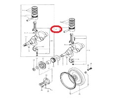PISTONE 0,5 ORIGINAL ISEKI 5650-040-644-20 56MM-412-772-01