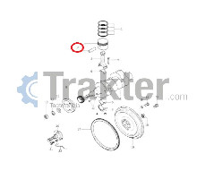KOLBEN 0,5 ORIGINAL ISEKI 5650-040-865-20 5650-043-533-20