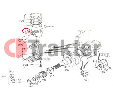 ΠΙΣΤΟΝΙ 0.25 ΤΡΙΦΥΛΛΙ ORIGINAL KUBOTA 16861-21900